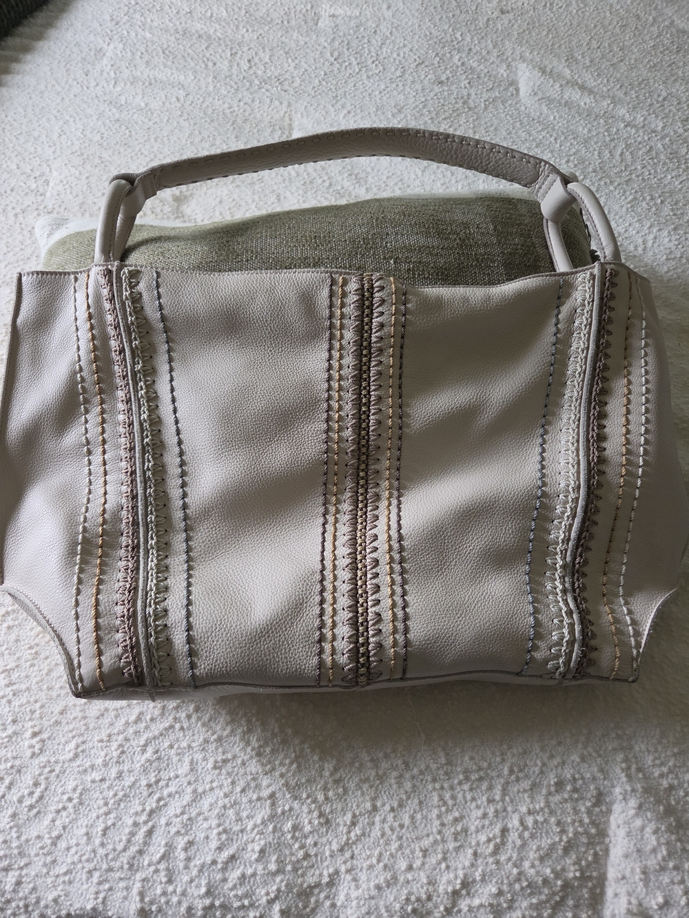 Los Feliz Large Tote - Leather - Stone Neutral Seminyak - Picture 1 of 9